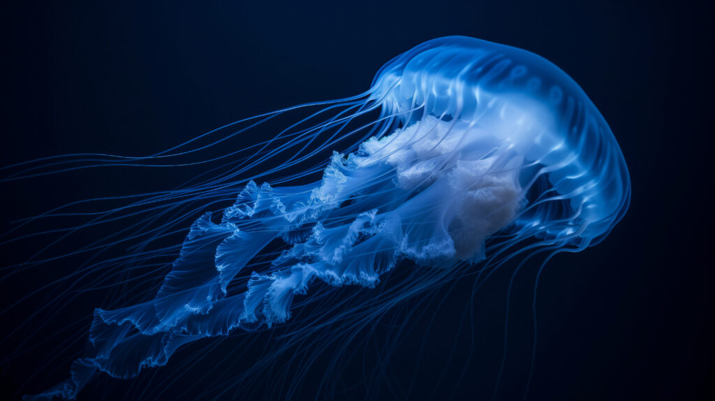 a deep sea jelly fish.